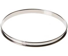 De Buyer 3091.06N Tortenring, rund, Edelstahl, Rand, Diamètre 24 cm