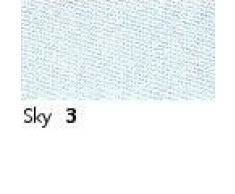 Berisfords 3501 Satinband, doppelseitig, 50 mm Sky 3, 10,5 x 10,5 x doppelseitiges 5,7 cm Band, Polyester, Satin Sky