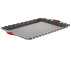 Boxiki Kitchen Antihaft-Beschichtetes Backblech 37 x 28 x 1,7 cm | 100% ungiftiges umrandetes Edelstahl Backblech, ohne Chemikalien oder Aluminium | Resistent gegen Beulen, Wölbungen & Rost.