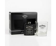 JACK DANIELS Flachmann No. 7, Glas, Trinkbecher & Hipflask, Tumbler & Hip Flask