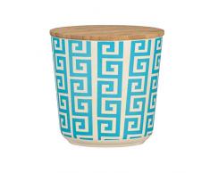 Aufbewahrungsdose Edge 0,5 l Vorratsdose, Frischhaltedose mit Bambusdeckel und Silikonring luftdicht & aromafrisch Fassungsvermögen 0.50 l