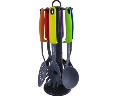 Alpina Küchenwerkzeuge 7-tlg. Set mit praktischem Drehständer