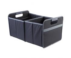 Faltbox Classic Large Lava Schwarz / Uni 32x50x27,5cm stabil, abwischbar, Polyester Sommer Urlaub Strand Baggersee Freizeit mit Griffen Klappbox Verstauen Räumen