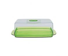 excèlsa Saturno Grün Käseglocke & Teller 30 x 17 x 10