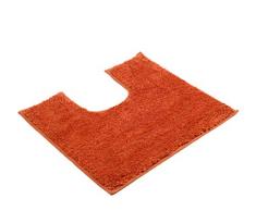 Gözze Mikrofaser Badteppich, 50 x 45 cm, mit Ausschnitt, RIO, Terra, 1025-32-050046