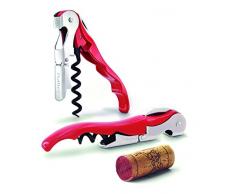Pulltex PWC Pulltaps Korkenzieher, Korkenzieher +, perfekte Werkzeug für Kellner in rot