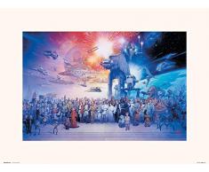 Grupo Erik P30X40CM0326 Kunstdruck, Star Wars Legacy, Ältere Charakteren