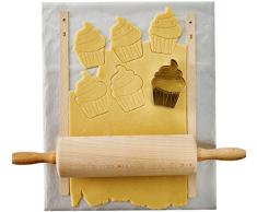 Birkmann 429291 Back- und Ausrollmatte, Easy Baking, 6 x 6 x 36 cm