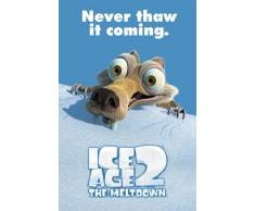 Ice Age - 2, Scrat - Never - Filmposter Kino Movie XXL-Poster Comic Zeichentrick Grösse 68,5x102 cm