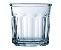 Arcoroc ARC L3749 Eskale Trinkglas, Wasserglas, Saftglas, 420ml, Glas, transparent, 6 Stück