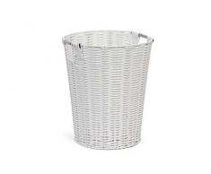 ARPAN Papierkorb aus Kunstharz, stabil, rund, ideal für Zuhause, Büro, Hotels, 25,5 x 31 cm