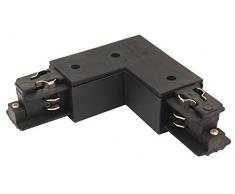Deko-Light Schienensystem 3-Phasen 230 V, Eck Verbinder 90 Grad quadratisch mit Einspeisemöglichkeit auÃen, 220-240 V 555670