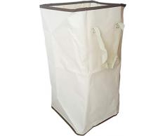 Neusu Wäschekorb, Polyester, beige, Einheitsgröße