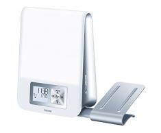 Beurer WL 80 Lichtwecker (Natürliches Aufwachen durch Simulation von Sonnenauf- und Sonnenuntergang, AUX-Eingang, Radio, Ablagefläche für Smartphone)