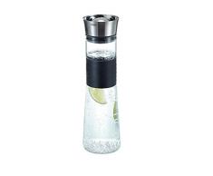 Gefu 35270 Karaffe Cascada aus hitzebeständigem Borosilikatglas für Kalt- und Heißgetränke wie Saft-Schorle, Tee, etc