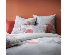 Matt & Rosa Wecker fruchtig Kissenbezug Baumwolle, weiß, 65 x 65 cm