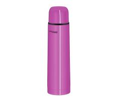 ThermoCafé by THERMOS 4058.244.070 Thermosflasche Everyday, Edelstahl Pink 0,7 l, Drehverschluss mit Trinkbecher, BPA-Free