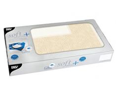 Papstar, 20 Mitteldecken, stoffähnlich, Vlies soft selection plus 80 cm x 80 cm champagner Casali, #84930