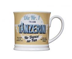 H & H Becher, Porzellan, Mehrfarbig, 12 x 8.7 x 8.7 cm