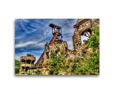 Premium Textil-Leinwand 75 x 50 cm Quer-Format Zeche | Wandbild, HD-Bild auf Keilrahmen, Fertigbild auf hochwertigem Vlies, Leinwanddruck von ELAN-Fotografie