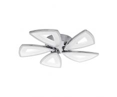 EGLO AMONDE Deckenleuchte, Aluguss, 30 W, chrom