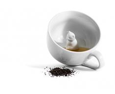 Sagaform Teebecher, Porzellan, Weiß, 12 x 12 x 8.2 cm