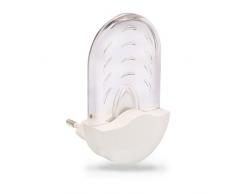 Briloner Leuchten Bernstein LED Nachtlicht für Kinder- & Schlafzimmer, Auto-Dämmerungs-Sensor, Orientierungslicht, Nachtlampe für Steckdose; Höhe: 9 cm