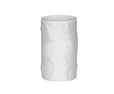 Kleine Wolke 5090100852 Zahnputzbecher Starfish, Bad-Accessoires, weiß