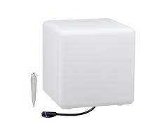 Paulmann 941.81 Outdoor Plug & Shine Lichtobjekt Cube IP67 3000K 575lm 24V Würfelleuchte Dekowürfel Aussenleuchte Terassenleuchte 94181