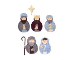 Sizzix 663498 Schablone für Krippe, US:Einheitsgröße, mehrfarbig