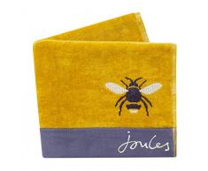 Joules Handtücher Botanical Bee, 100% gekämmte Baumwolle, 550 g/m², goldfarben antik-Optik, 90 x 150 cm