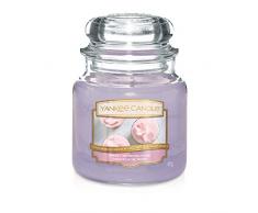 Sunday Brunch Kollektion der Yankee Candle Kerze im mittelgroßen Jar, „Sweet Morning Rose“