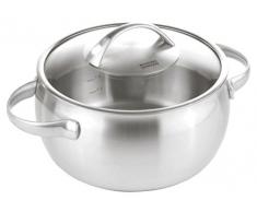 KUHN RIKON 37254 Kochgeschirr Kochtopf Topf Daily Kochtopf 3.3L/20cm mit Glasdeckel