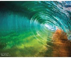 Magic Slice 12 x 15 Zoll Gourmet Größe rutschfest flexibel Keep Calm and Hacken auf Schneidebrett Maui Mirror Tube