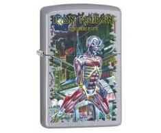 Zippo Iron Maiden Feuerzeug, Chrom, Silber, 6 x 3.8 x 1.8 cm