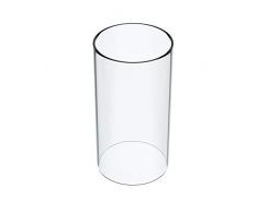 Ketelamp Hurricane Kerzenhalter, Glas, offenes Ende, Zylindervase, offen, Glas-Lampenschirm (mehrere Spezifikationen)