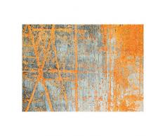 Wash + Dry Rustic Fußmatte, Acryl, orange, 170 x 240 x 0.9 cm