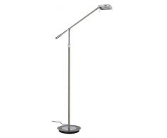 Briloner Leuchten Stehlampe, Stehleuchte, Wohnzimmerlampe, Deckenfluter, Standleuchte, LED Fluter, Standlicht, Wohnzimmerleuchte, Leseleuchte, LED Standleuchte, dimmbar, höhenverstellbar, schwenkbar