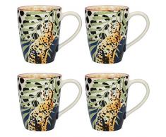 Mikasa 5251564 Drift Kaffeetasse Set Gepard, keramik
