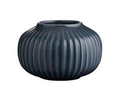 Kähler Hammershoi Teelichthalter, Porzellan, anthrazit, 10cm