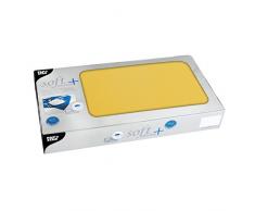 Papstar, 20 Mitteldecken, stoffähnlich, Vlies soft selection plus 80 cm x 80 cm gelb, #84916