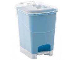 Unbekannt Kis Koral Abfalleimer Kunststoff blau 16Â L 25,5Â x 34Â x 40,5Â cm