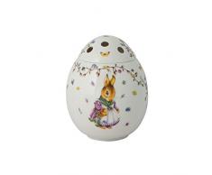 Villeroy & Boch Spring Fantasy Ei, Emma und Paul, Vase für Blumen, Premium Porzellan, 17.5 x 17.5 x 21 cm, bunt, 17,5x17,5x21