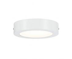 Paulmann 70641 WallCeiling Lunar LED-Panel Durchmesser 170mm 11W 230V Weiss matt Alu runde Deckenaufbauleuchte Deckenleuchte Deckenlampe 706.41