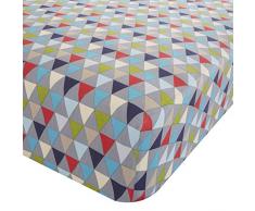 Catherine Lansfield Animal Kingdom Spannbettlaken Modern 200x135x1 cm bunt