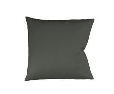 fleuresse Colours Kissenbezug Jersey anthrazit 24.6 x 17 x 1 cm