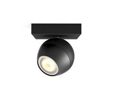 Philips Hue LED Spot Buckram Erweiterung, dimmbar, alle Weißschattierungen, steuerbar via App, schwarz, kompatibel mit Amazon Alexa (Echo, Echo Dot)