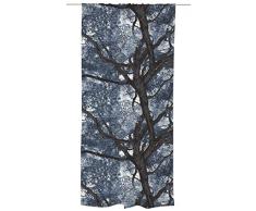 Vallila Vaahtera Black Out Vorhang 140x250 Blue, blau, 250x140 cm