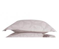 De Witte Lietaer Motion Bettwäsche, 100% Baumwolle, Satin, Cloud Gray, Pillowcase 63x63+5 cm
