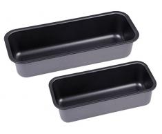 chg Set 263-02 Kasten- und Brotbackformen, 2er-Set Made in Germany, hochwertige Ilag Special 2-Schicht Antihaftbeschichtung, 250°C hitzebeständig